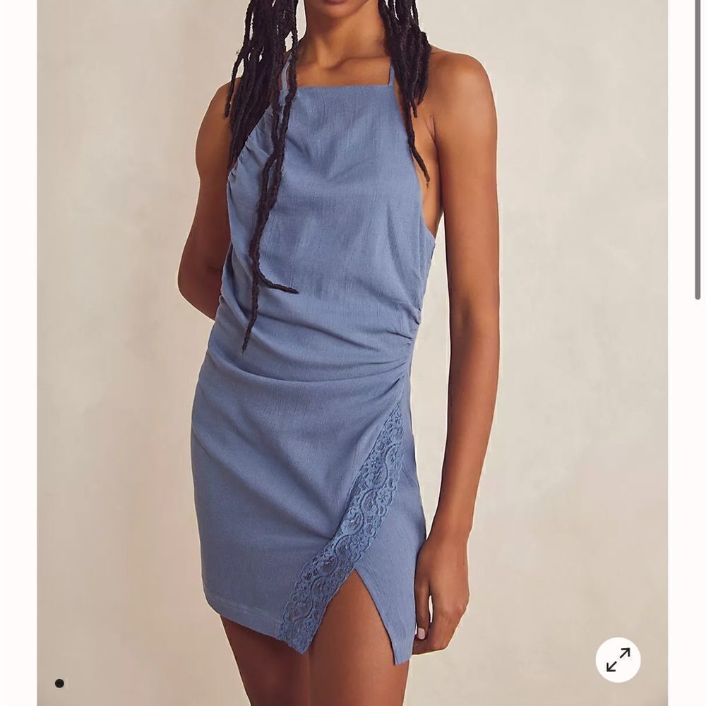 Free People Rylee Bodycon Mini Dress Lace Racerback